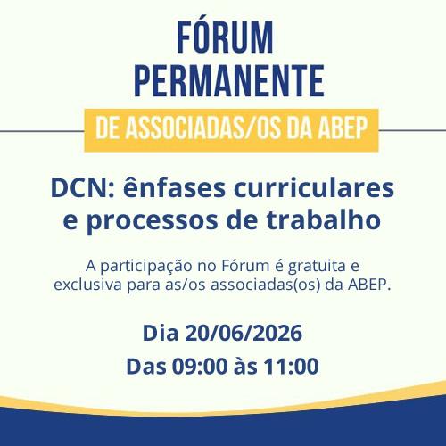 DCN: ênfases curriculares e processos de trabalho